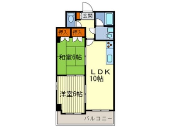 間取図 エスポワール桃栄