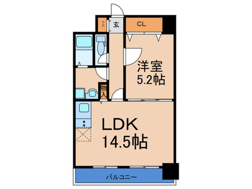 間取図 阪神ﾊｲｸﾞﾚｰﾄﾞﾏﾝｼｮﾝ３番館