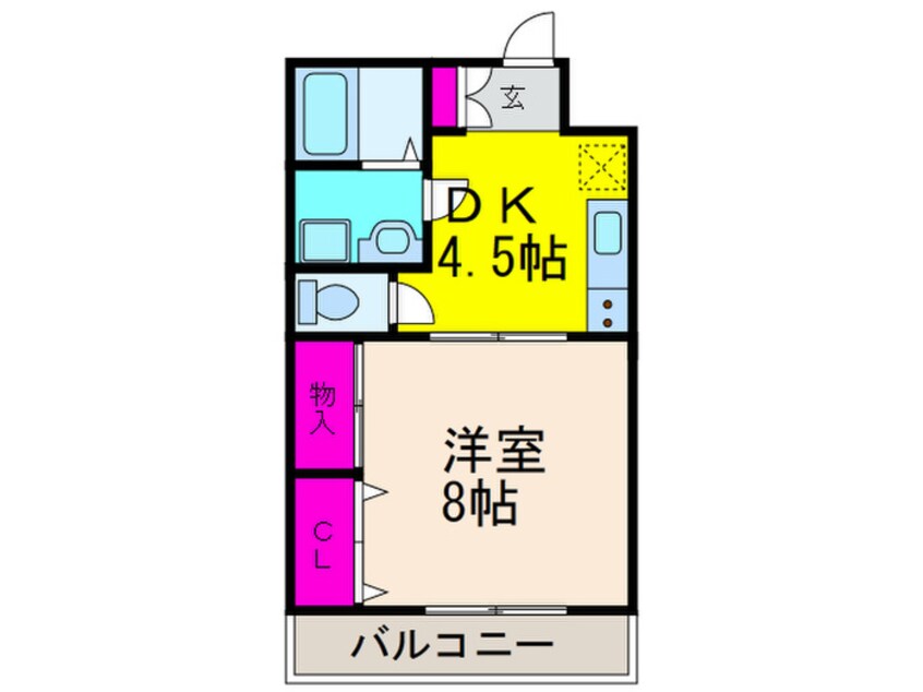 間取図 シティ－ライフ上本町