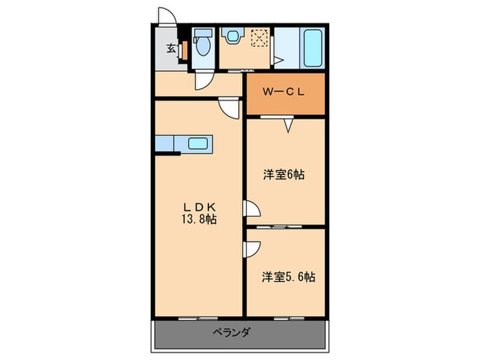 間取り図 ハートフルマンション新左衛門
