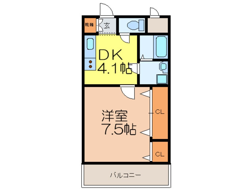 間取図 エフティ－上牧