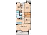 Brillia西宮北口EastCourt (504) 3LDKの間取り