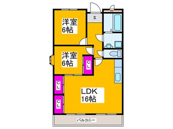 間取図 北野マンション