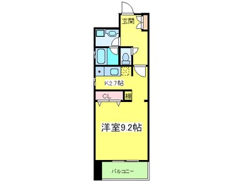 間取図 ＫＡＩＳＥＩ江戸堀(701)