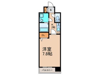 間取図 ﾚｼﾞﾃﾞﾝｽ塚本クラージュ(205)