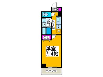 間取図 フォンテーヌ加賀屋