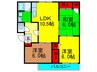 ヴェルドミール 3LDKの間取り