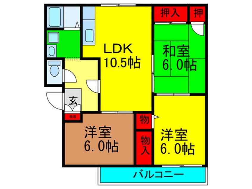 間取図 ヴェルドミール