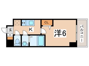 間取図 ｽﾌﾟﾗﾝﾃﾞｨｯﾄﾞ天王寺ﾊﾟｰｸｻｲﾄﾞ