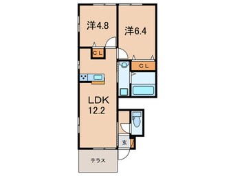 間取図 ラフィーエ住吉