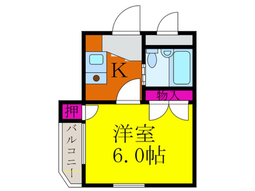 間取図 すみれハイツ