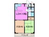 フジハイツ 2LDKの間取り