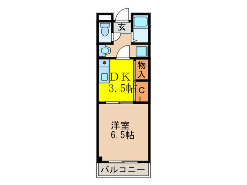 間取図 イ－ストフィ－ルド