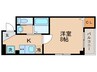 ボンジュール東山 1Kの間取り