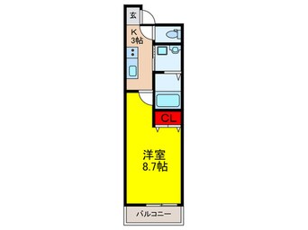 間取図 フジパレス長原駅西Ⅴ番館