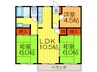 ヒルサイド・テラス 3LDKの間取り