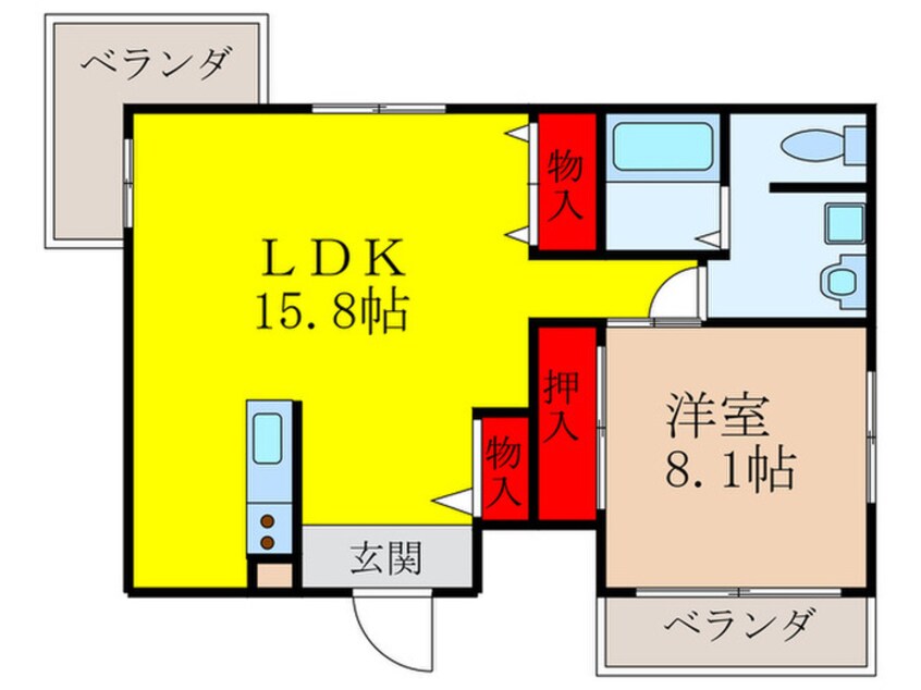 間取図 ケセラセラ