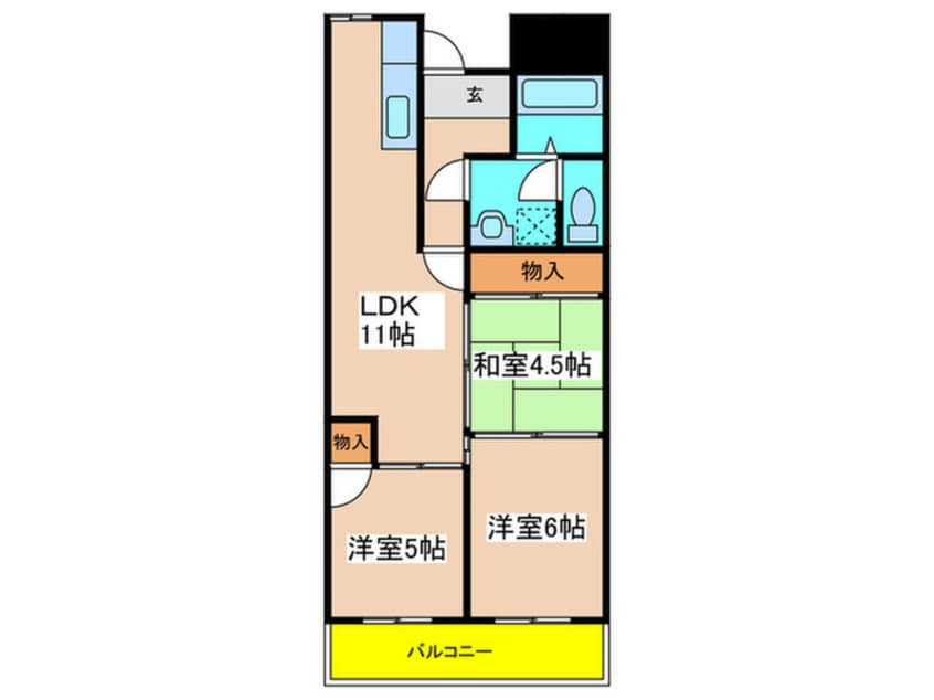 間取図 コートＳＵ