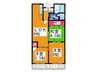 コートＳＵ 3LDKの間取り