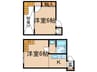 祇園和喜ビル 2Kの間取り
