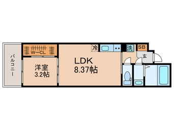 間取図 仮)シエーナグランデ四条烏丸