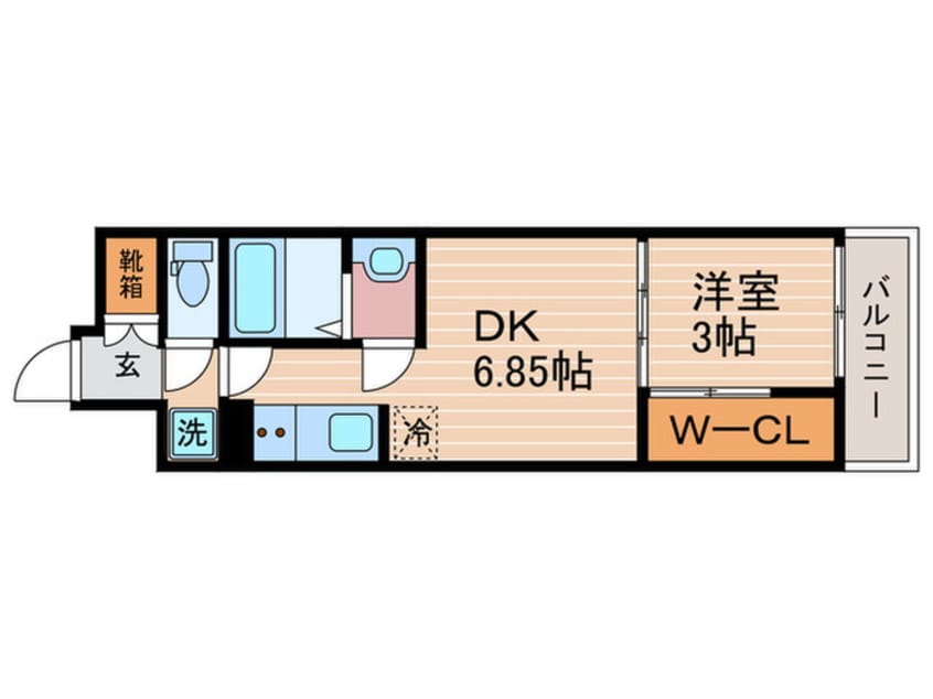 間取図 仮)シエーナグランデ四条烏丸