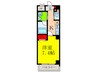 Tukasaレジデンス 1Kの間取り