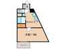 ｴｽﾃﾑｺｰﾄ新神戸ｴﾘﾀｰｼﾞｭ(503) 1DKの間取り