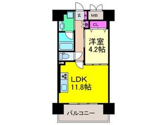 間取図 プレメント豊中