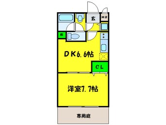 間取図 フジパレス初芝サウス