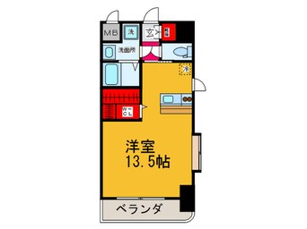 間取図 ロ－タリ－マンション長田東