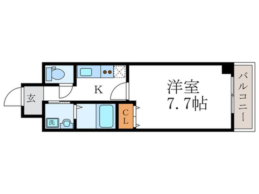 間取図 GrandoEterna京都西京極