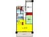 ジオ千里桃山台４番館（1005） 2LDKの間取り