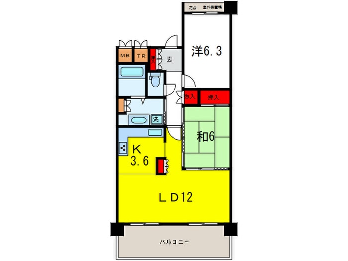 間取り図 ジオ千里桃山台４番館（1005）
