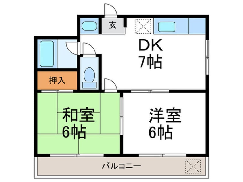 間取図 パ－クレットユニオンマンション