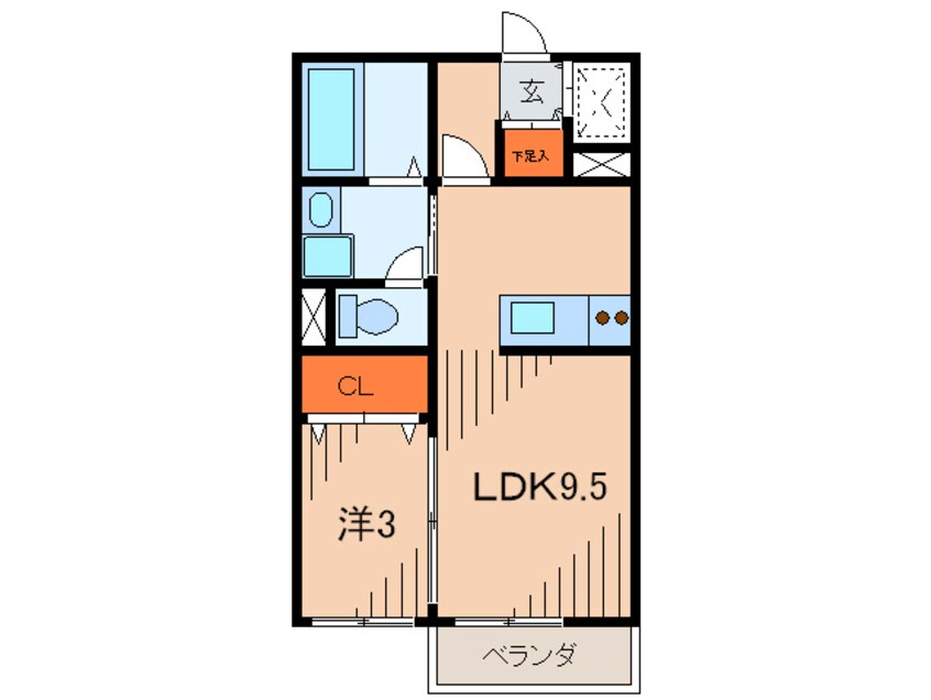 間取図 グランフォ－ト