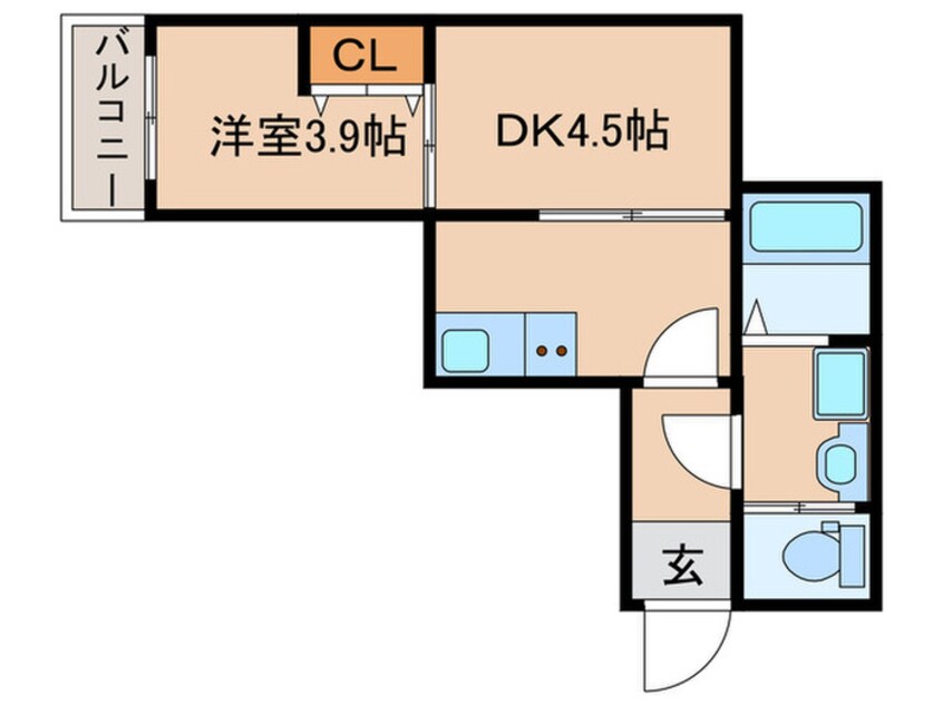 間取図 マナーズハウス京都八条口