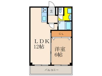 間取図 アカツキマンション