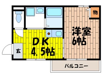 間取図 ヴィ　シャルム