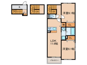 間取図 仮)メゾン・デ・クール