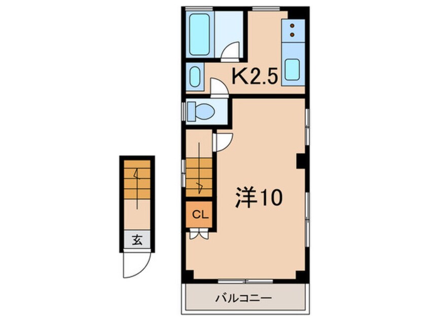 間取図 西口駅前ハイツ