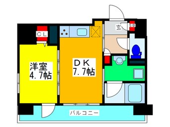間取図 セイワパレス玉造駅前