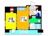 セイワパレス玉造駅前 1DKの間取り