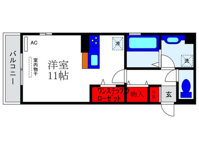 間取図 D-room中桜塚