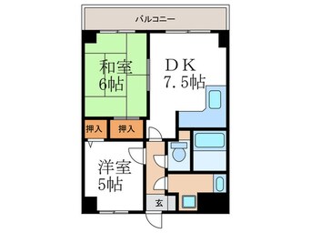 間取図 Ｋ２　ウィングス