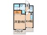 サウスサイド武庫之荘 1Kの間取り