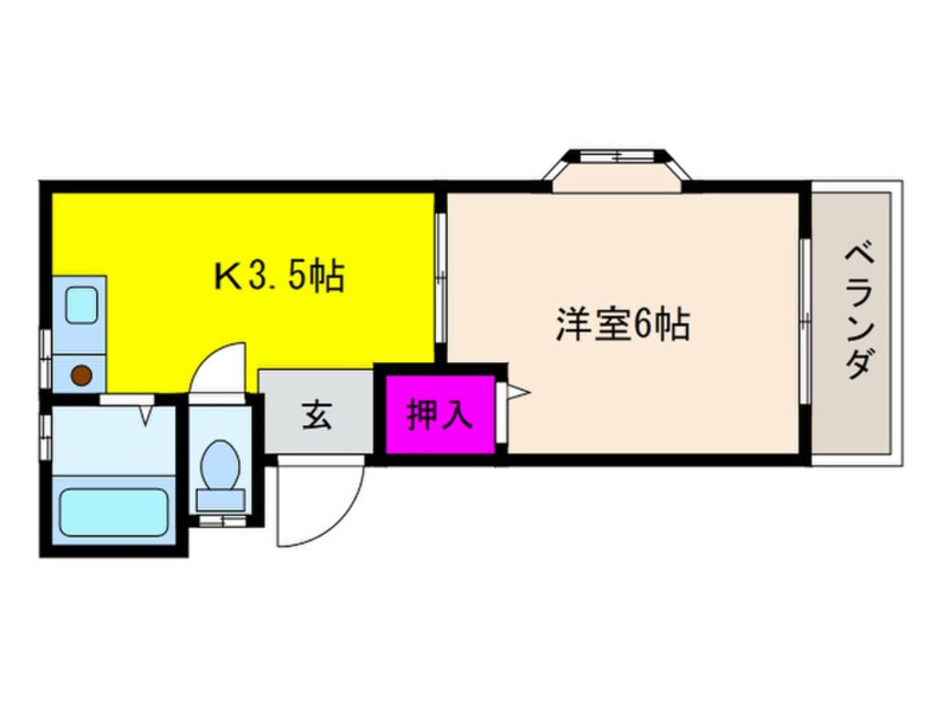 間取図 フルネスパートⅡ