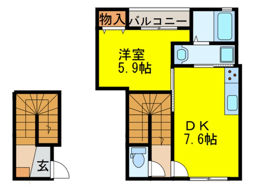 間取図 アドニスコート堺