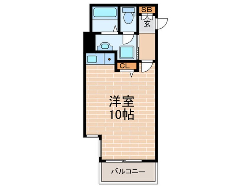 間取図 バンフリート苦楽園