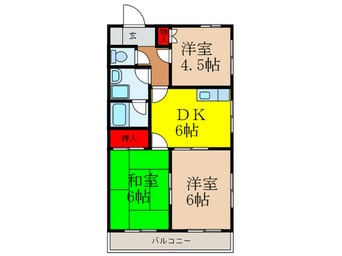 間取図 ドエル旭丘